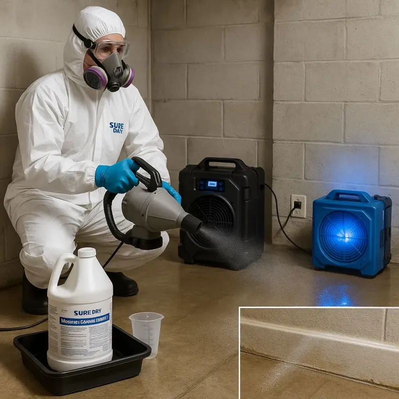 Sanitization and Odor Removal process in Greencastle, IN